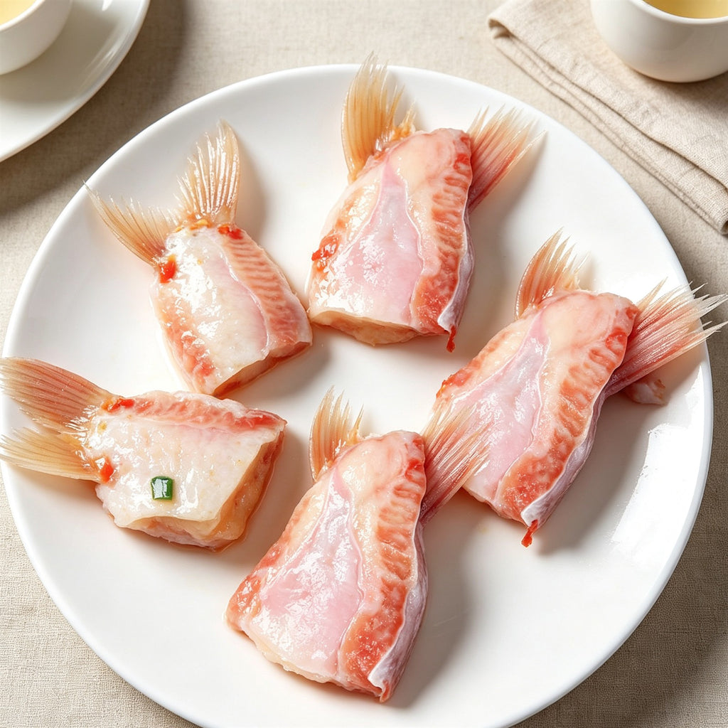 Fresh Skin-On Fish Fin Pieces