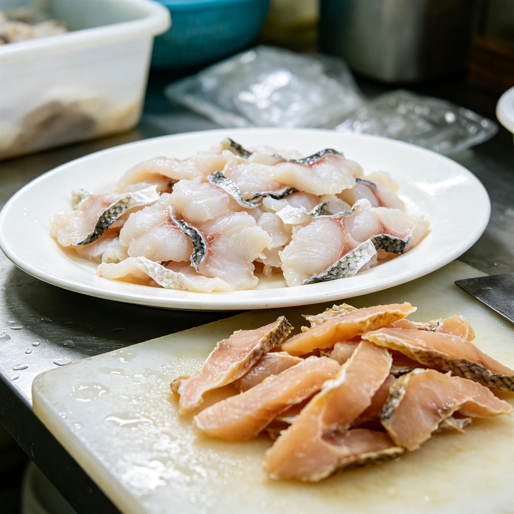 Fresh Skin-On Grass Carp Fillets