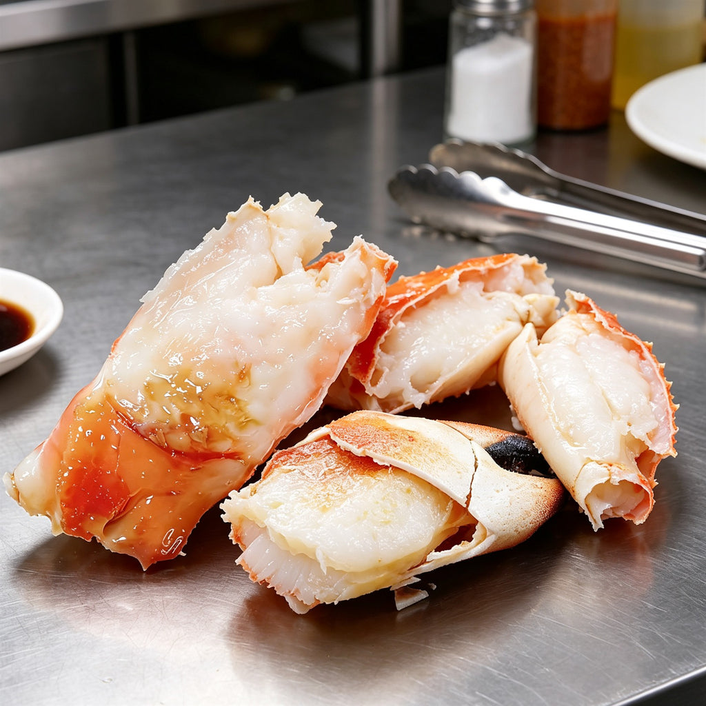 Cooked Split King Crab Claws