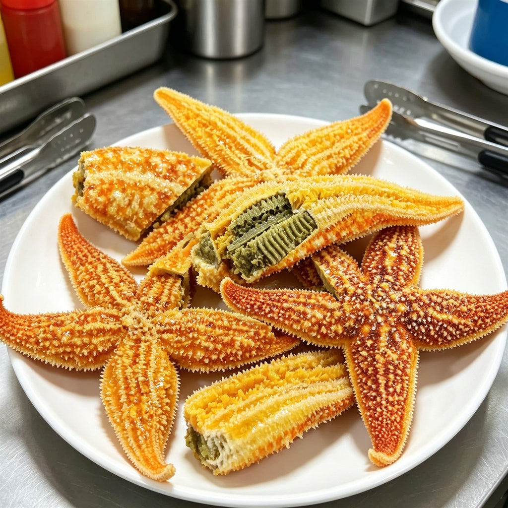Fresh Whole Golden Five-Arm Starfish