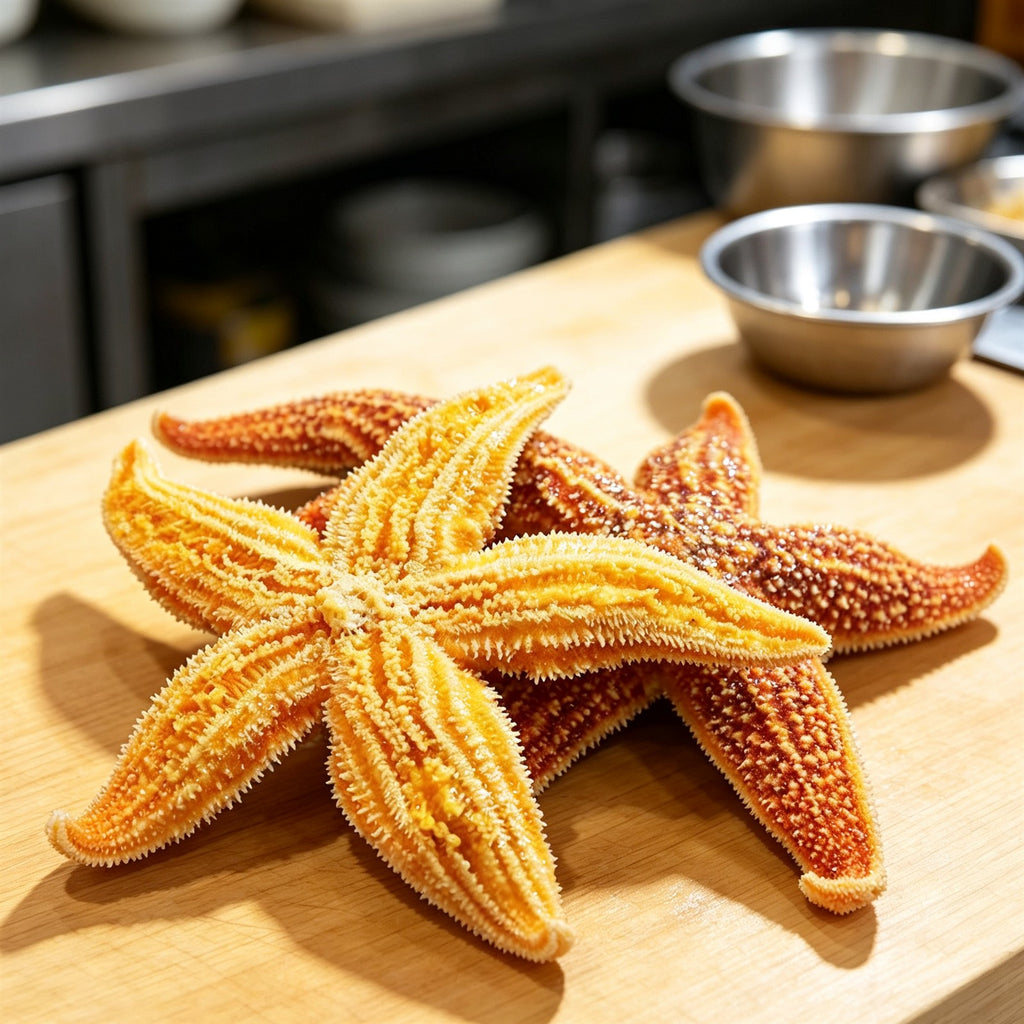 Fresh Whole Golden Five-Arm Starfish