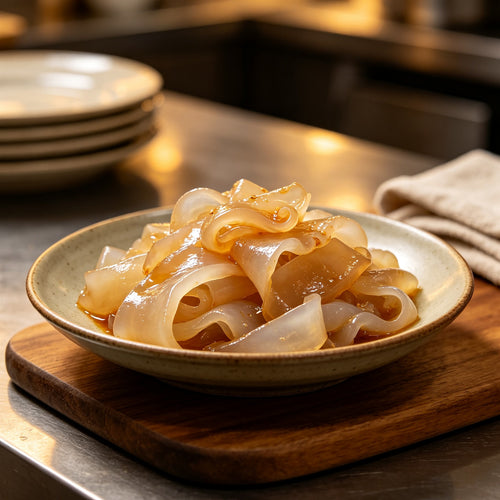 Fresh Chilled Jellyfish Salad Slices